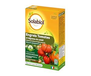 SOLABIOL Engrais Tomates & Légumes Du Soleil - 750g - Jusqu'à 15 Plants - Nutrition Longue Durée - Meilleure Reprise A La Plantation - Utilisable En Agriculture Biologique SOTOMY750