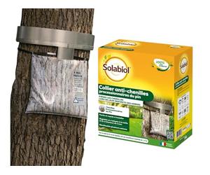 SOLABIOL Piège Chenilles Processionnaires Du Pin - Kit Complet - 175cm | Collier Réglable & Réutilisable - Installation Rapide - ⌀ 55cm - 175cm de circonférence SOCOPRO
