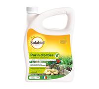 SOLABIOL Purins d'Orties Anti-Puceron - Bidon - 2,5L | Lutte contre Pucerons, Acariens, Mildiou & Oïdium - Renfort Protecteur - Utilisable en Agriculture Biologique - SOPOR25