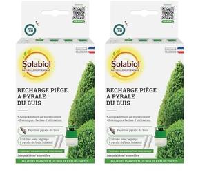 SOLABIOL Recharge Piège à Pyrale du buis - Etui 2 Seringues - Lutte Contre Les Papillons Mâles - Surveillance 6 Mois Pour 180m2 SORECBUISN (Lot de 2)