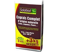Engrais complet, sac de 9kgs + 3 kgs offerts