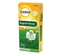 SOLABIOL SOGAZY15 Engrais Gazon Longue Durée 15 Kg | Gazon Plus Dense et Plus Vert