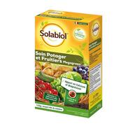 SOLABIOL Soin Potager & Fruits Megagreen - 125g - Jusqu'à 40L De Solution - Améliore La Croissance Des Légumes & Des Fruits - Apport En Calcium & Magnésium - Utilisable En Agriculture Bio SOMEGA125
