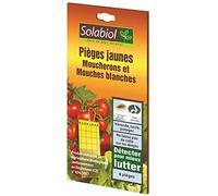Solabiol SOPIJAUN Pièges Jaunes Moucherons et Mouches Blanches 8 Pièces
