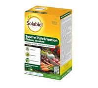 Solabiol - Soufre pulvérisation - Double action préventive/curative contre oïdium, tavelure - 750 g