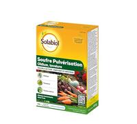 Solabiol Souffre pulvérisation SOPUL400 – 400 g, 53 L, action préventive et curative