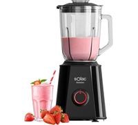 Solac Blender en verre 1500 W | jarre 1,5 L | couteau inox 4 lames amovible | 2 vitesses + Pulse | écrase glace | compatible lave-vaisselle