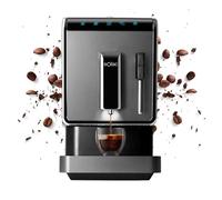 Solac CA4810 - Machine à café à grains 1470W, Broyeur à grains de 160g, Écran tactil, Design moderne et compacte de 18 cm, Réservoir de 1,2L, Buse vapeur, Lavage automatique, Programmable, noir