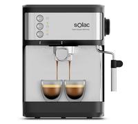 Solac Cafetière expresso Taste Classic 850 W Pression 20 bars Réservoir 1,8 l Bras 1 et 2 sorties Vaporisateur Surface chauffante tasses Arrêt automatique