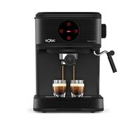 Solac CE4498 Taste Control - Cafetière expresso à écran tactile 850W, 20 bars, 1,5L, Double Cream, Expresso et Cappuccino, arrêt automatique, 1 ou 2 cafés, Monodose/moulu, Buse vapeur