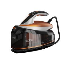 Solac - Centrale vapeur 3000W | 7 bars | Coup de vapeur 400 g/min | Vapeur continue 130 g/min | Réservoir 1,5 L | Semelle Bi-Flow Steam | Technologie Smart | Antigoutte | Autonettoyage