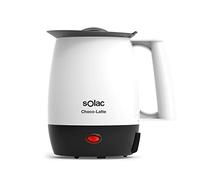 Solac - Chauffe-lait 250 W Chauffe chocolat, eau, soupe 1 L Bouilloire électrique portable Filtre anti-crème, revêtement anti-adhésif, nettoyage facile