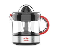Solac EX6153 Stillo 40 - Presse-agrumes électrique 40W, double rotation, 2 cônes amovibles, couvercle, contenance 700 ml, filtre régulateur de pulpe réglable