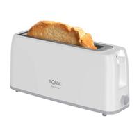 Solac - Grille-Pain Buon Giorno 800W | Fente Longue | 6 Niveaux de Brunissage | Système d'Auto-Centrage | Fonction Annulation | Tiroir Ramasse-Miettes Amovible | Design Slim