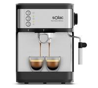 Solac - Machine expresso Taste Classic D20 850W | 20 bars | Réservoir 1,8L | Vapeur inox | Arrêt auto