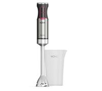 Solac Solution - Mixeur main 1503 | 1500 W | 4 lames en acier inoxydable | Turbo | Ergonomique | Anti-éclaboussures | Démontable | Lave-vaisselle | Livré avec gobelet doseur