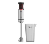 Solac - Mixeur plongeant BA5615 Pro | 1200W | Régulateur de vitesse | Fonction Turbo | 4 lames inox | Cloche anti-éclaboussures | Broie glace | Verre doseur 700 ml | Compatible lave-vaisselle