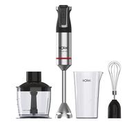 Solac - Mixeur plongeant Pro Chef 1501| 1500 W| 4 lames inox| Tige inox| Turbo, hache-glace| Ergonomique| Anti-éclaboussures| Démontable| Accessoires inclus
