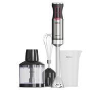 Solac Solution - Mixeur plongeant 1500 W. Turbo. Broyage de glace. Accessoires