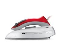 Solac Viaggio Pro - Fer à repasser de voyage 1100W, Jet vapeur 45g /mon, Semelle en céramique, Réservoir de 90ml, Poignée pliable, Cable de 1,90m, Pratique et léger