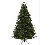 SOLAGUA NAVIDAD Sapin de Noël Artificiel à Assembler Sapin Extra Rempli de Feuilles Doubles Combinées 150-210cm Abies C/Support Métallique (Vert, 150cm 481Tips)
