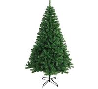 SOLAGUA NAVIDAD Sapin de Noël Artificiel Extra Rempli de Feuilles de Guirlandes, Arbres 150-300cm avec Support Métallique. (Vert, 150cm 380Tips)