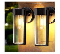 Solair éclairage Jardin Garage Lot De 2 Lampes Solaires For Clôture, Appliques Murales Jardin Lumière Moderne