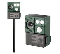 Solaire À Ultrasons - Dissuasion des Animaux Activé par Le Mouvement Extérieur, Avertissement Flash LED | Dispositif De Prévention De La Faune De Pelouse De Verger De Cour De Jardin pour La P