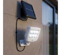 Solaire Applique Murale D'Extérieur Détecteur LED Projecteur Réglable Jardin
