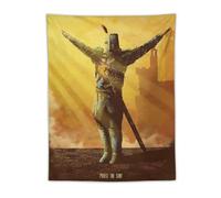 Solaire DarkSouls Affiches de jeu vidéo Impressions Tapisserie Impressions esthétiques Décoration murale pour chambre à coucher Décoration d'intérieur 76,2 x 101,6 cm