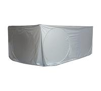 Solaire du Pare-Brise - Obelle de Soleil de Camion Robuste, Couche de Tissu Protecteur | Grande Plate-Forme et déflecteur de Chaleur Semi-véhicule, matériau Thermique 240T, pour camions, refroid