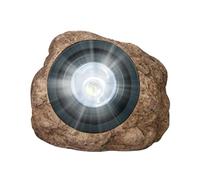 solaire en forme de roche - LED extérieur - Pierre décorative imperméable et chaude pour cour, patio, allée