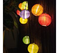 Solaire LED Fiche Lampe Extérieur Jardin Guirlande 10x Lanternes Deko-Lichter
