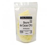 SolAlter Beurre de cacao artisanal cru bio 125g