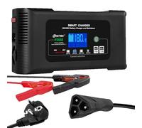 SolaMr Chargeur de Voiture 36V 18A / 48V 13A avec Chargeur de Goutte à Goutte de Niveau 9 Chargeur de Voiture Intelligent pour Camion, Moto et Batterie au Plomb - P3648