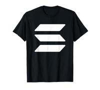Solana Coin Crypto-monnaie Blanc Logomark Décentralisé Web3 T-Shirt