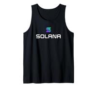 Solana Coin Crypto-Monnaie Dégradé Blanc Décentralisé Web3 Débardeur