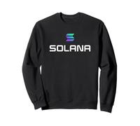 Solana Coin Crypto-Monnaie Dégradé Blanc Décentralisé Web3 Sweatshirt