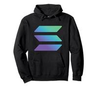 Solana Coin Crypto-monnaie Gradient Logo Décentralisé Web3 Sweat à Capuche