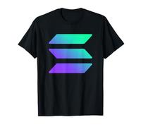 Solana Coin Crypto-monnaie Gradient Logo Décentralisé Web3 T-Shirt