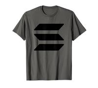 Solana Coin Crypto-monnaie Noir Logomark Décentralisé Web3 T-Shirt