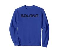 Solana Coin Crypto-Monnaie Noir Logotype Décentralisé Web3 Sweatshirt