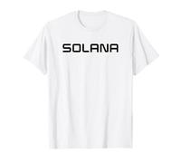 Solana Coin Crypto-Monnaie Noir Logotype Décentralisé Web3 T-Shirt