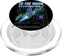Solana Crypto Bullrun Sol Token Riche Millionnaire PopSockets PopGrip pour MagSafe