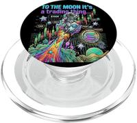 Solana Crypto Bullrun Sol Token Riche Millionnaire PopSockets PopGrip pour MagSafe