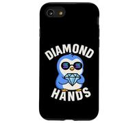 Solana HODL Diamant Mains Pingouin Coque pour iPhone SE (2020) / 7/8