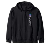 Solana SOL Chaîne de blocage avec logo Crypto | Solana SOL Sweat à Capuche