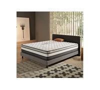 COSMOS - Matelas 160x200 cm - Très Épais 30 cm - Solar - Mousse HR à Mémoire de Forme + Blue Latex - Confort Ferme, Réversible Face été/Hiver, Très Durable, Aérateur, 7 Zones, Sommeil Réparateur
