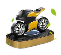 Solar Air Freshener, Motorcycle Odor Eliminator, Long-Lasting Fragrance Neutralizer, Solar Powered Design, Rotating Scent Diffuser for Car, Home, Bathroom Use, 3.15x4.57x2.6 Inches