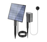 Solar Air Pump For Outdoor - 2.5W Small Quiet Portable Oxygen Diffuser